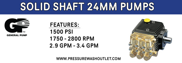 GP 24MM SOLID SHAFT PUMPS